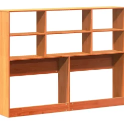 Vidaxl Tête de lit avec rangement cire marron 160cm bois massif de pin Online