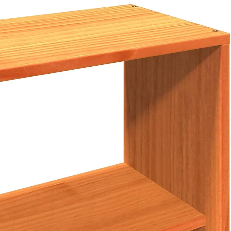 Vidaxl Tête de lit avec rangement cire marron 160cm bois massif de pin Online