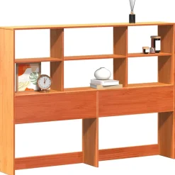 Vidaxl Tête de lit avec rangement cire marron 160cm bois massif de pin Online