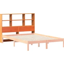 Vidaxl Tête de lit avec rangement cire marron 160cm bois massif de pin Online
