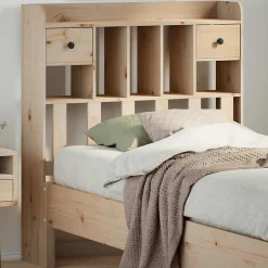 Vidaxl Tête de lit avec rangement 75 cm bois massif de pin