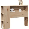 Vidaxl Tête de lit avec rangement 100 cm bois massif de pin