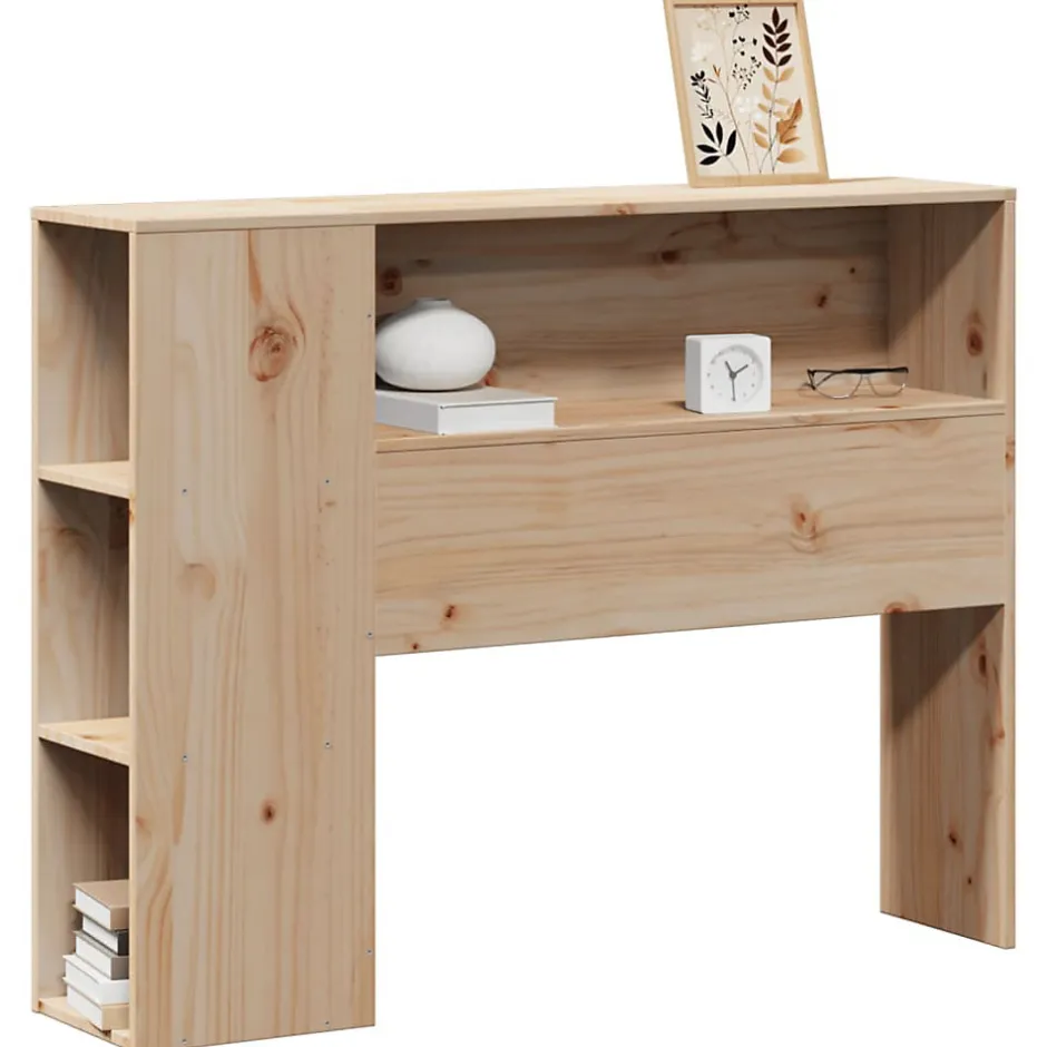 Vidaxl Tête de lit avec rangement 100 cm bois massif de pin