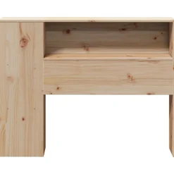 Vidaxl Tête de lit avec rangement 100 cm bois massif de pin