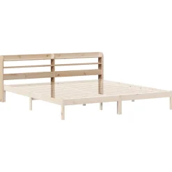 Vidaxl Tête de lit avec étagères 180 cm bois massif de pin Sale