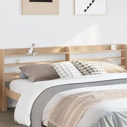 Vidaxl Tête de lit avec étagères 180 cm bois massif de pin Sale