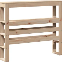 Vidaxl Tête de lit avec étagères 75 cm bois massif de pin Online