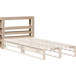 Vidaxl Tête de lit avec étagères 75 cm bois massif de pin Online