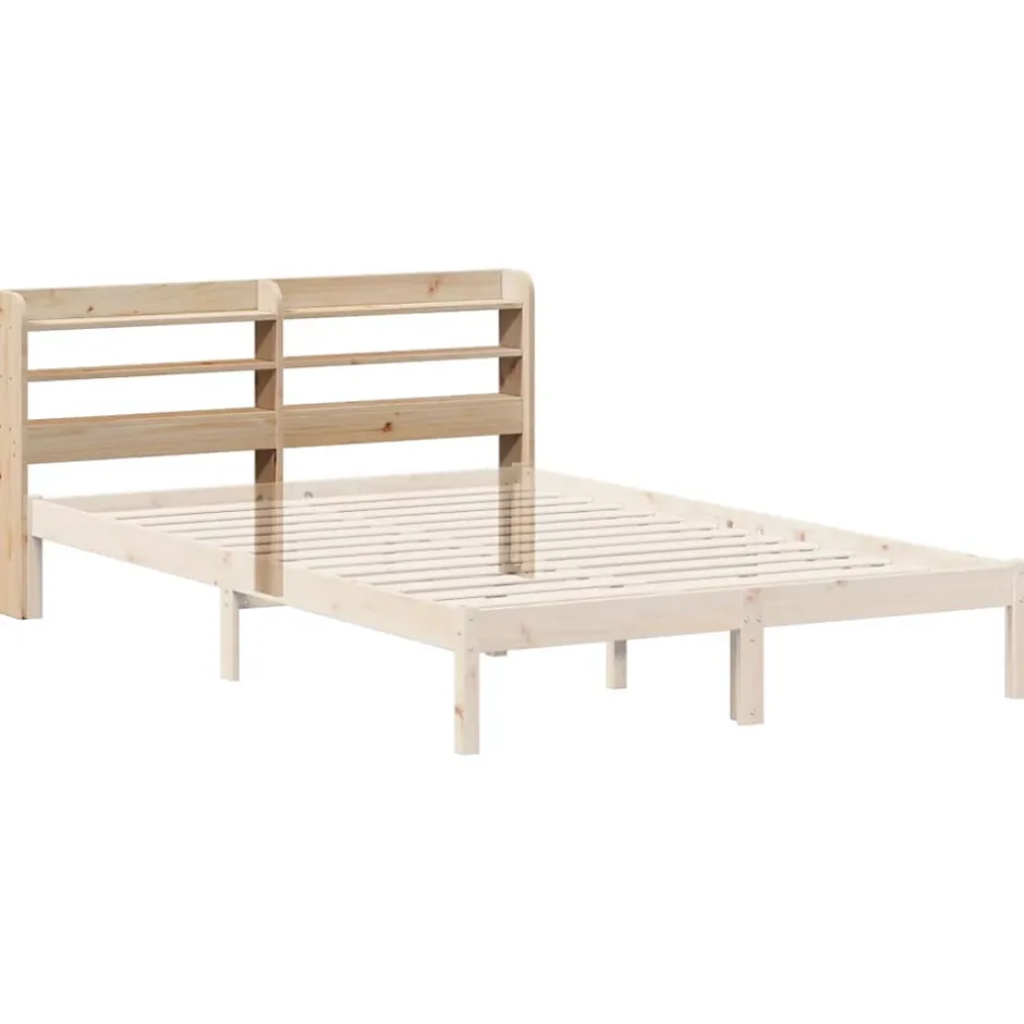 Vidaxl Tête de lit avec étagères 150 cm bois massif de pin Online