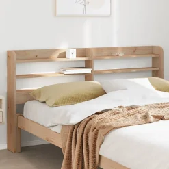 Vidaxl Tête de lit avec étagères 160 cm bois massif de pin