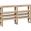 Vidaxl Tête de lit avec étagères 150 cm bois massif de pin