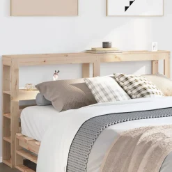 Vidaxl Tête de lit avec étagères 150 cm bois massif de pin