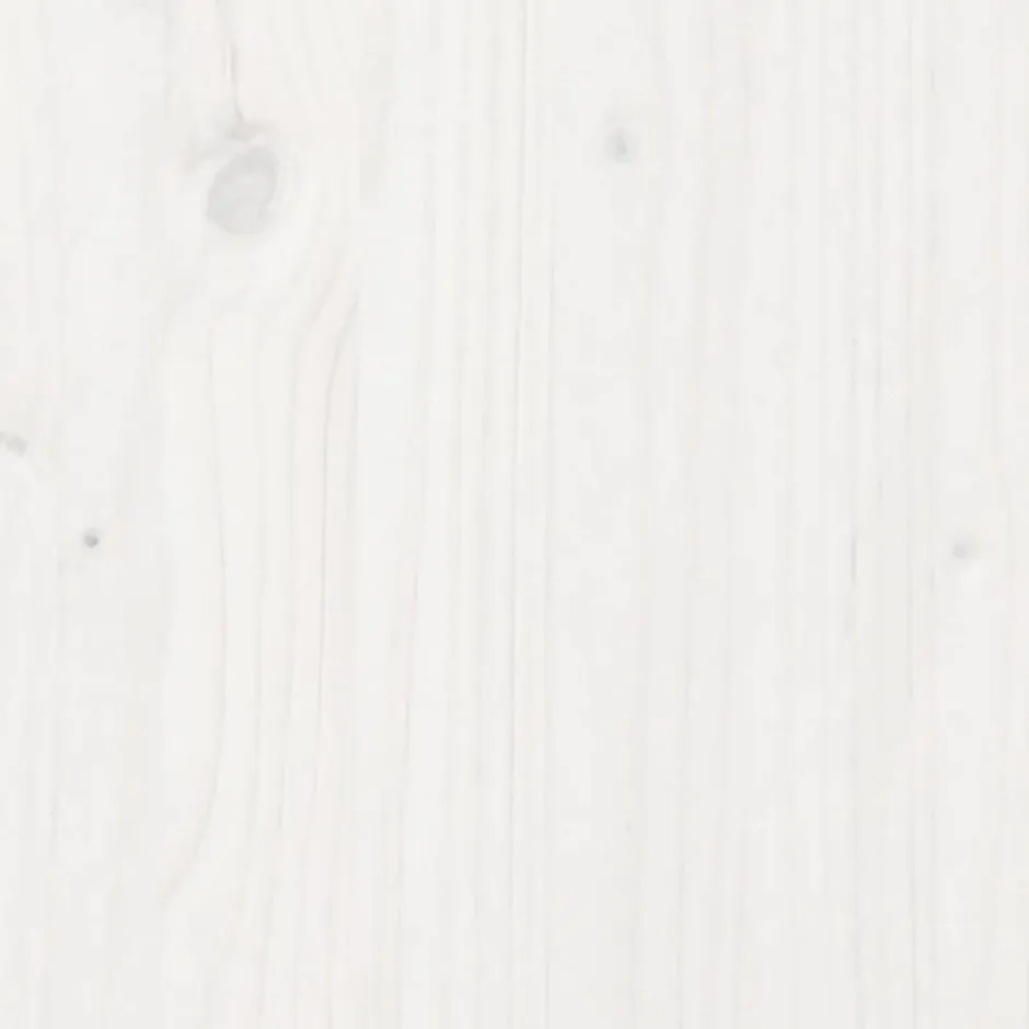 Vidaxl Tête de lit avec étagères blanc 100 cm bois massif de pin Sale