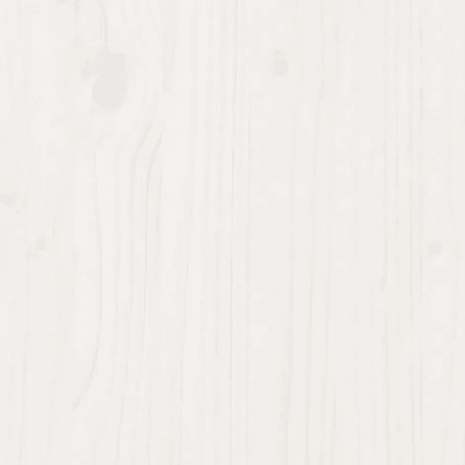 Vidaxl Tête de lit avec étagères blanc 75 cm bois massif de pin Discount