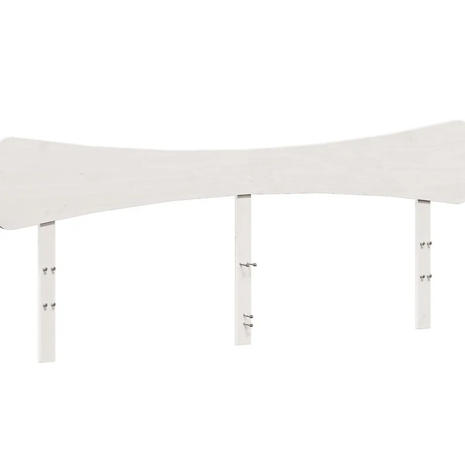Vidaxl Tête de lit blanc 200 cm bois massif de pin