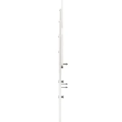Vidaxl Tête de lit blanc 200 cm bois massif de pin