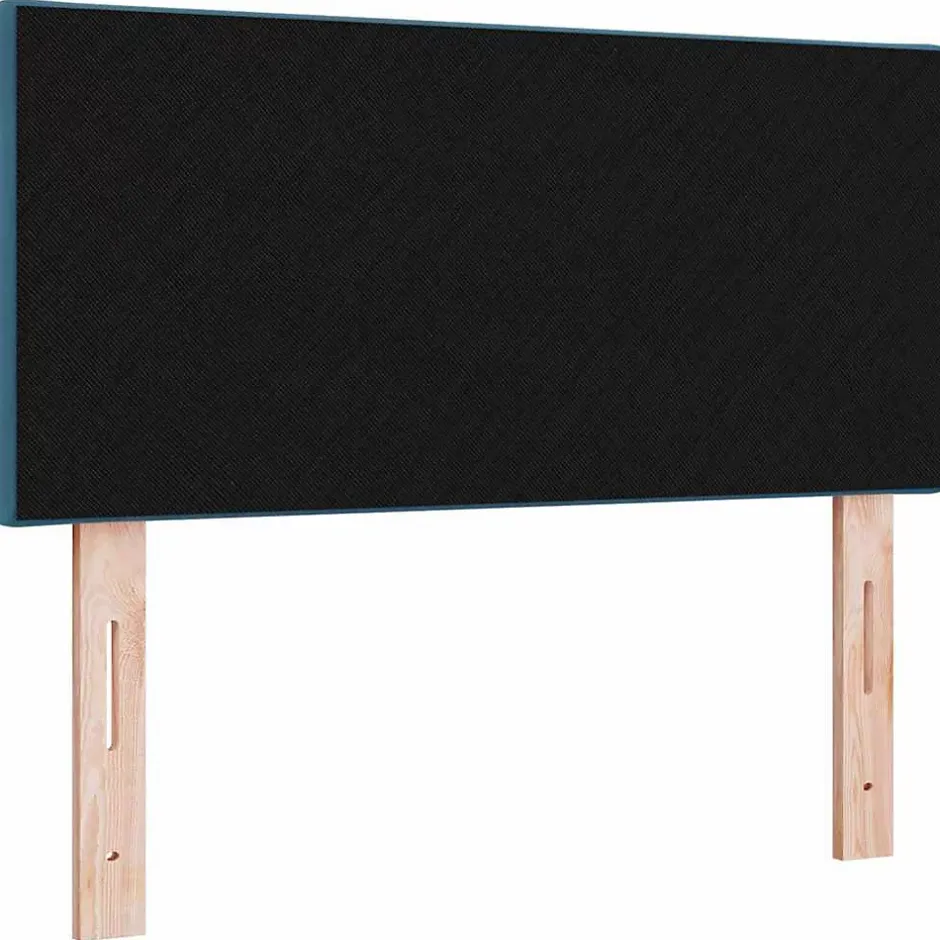 Vidaxl Tête de lit Bleu foncé 90 cm Velours Discount