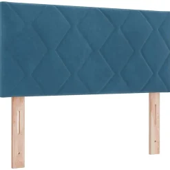 Vidaxl Tête de lit Bleu foncé 90 cm Velours Discount