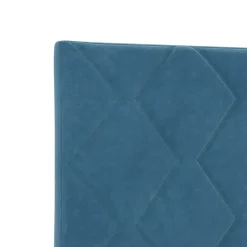 Vidaxl Tête de lit Bleu foncé 90 cm Velours Discount