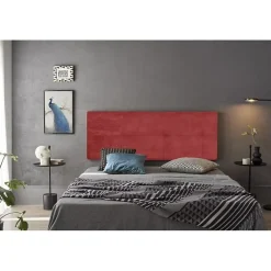 Eccox Tête de lit Cala Cala en tissu rouge 100 Hot