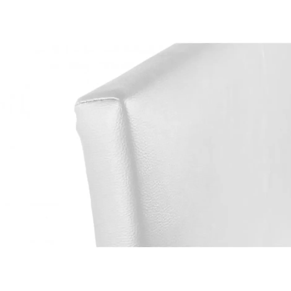 Eccox Tête de lit Cala en similicuir blanc 90 Outlet