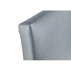 Eccox Tête de lit Cala en similicuir argenté 160 Outlet