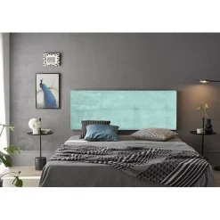 Eccox Tête de lit Cala en tissu Marine 90