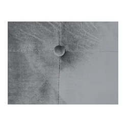 Paris Prix Tête de Lit Capitonnée en Velours "Amor" 160cm Argent Outlet