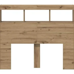Vidaxl Tête de lit Chêne artisanal 120 x 17 x 102 cm Bois d'ingénierie