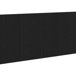 Vidaxl Tête de lit Chêne noir 160 x 1,5 x 80,5 cm Bois d'ingénierie