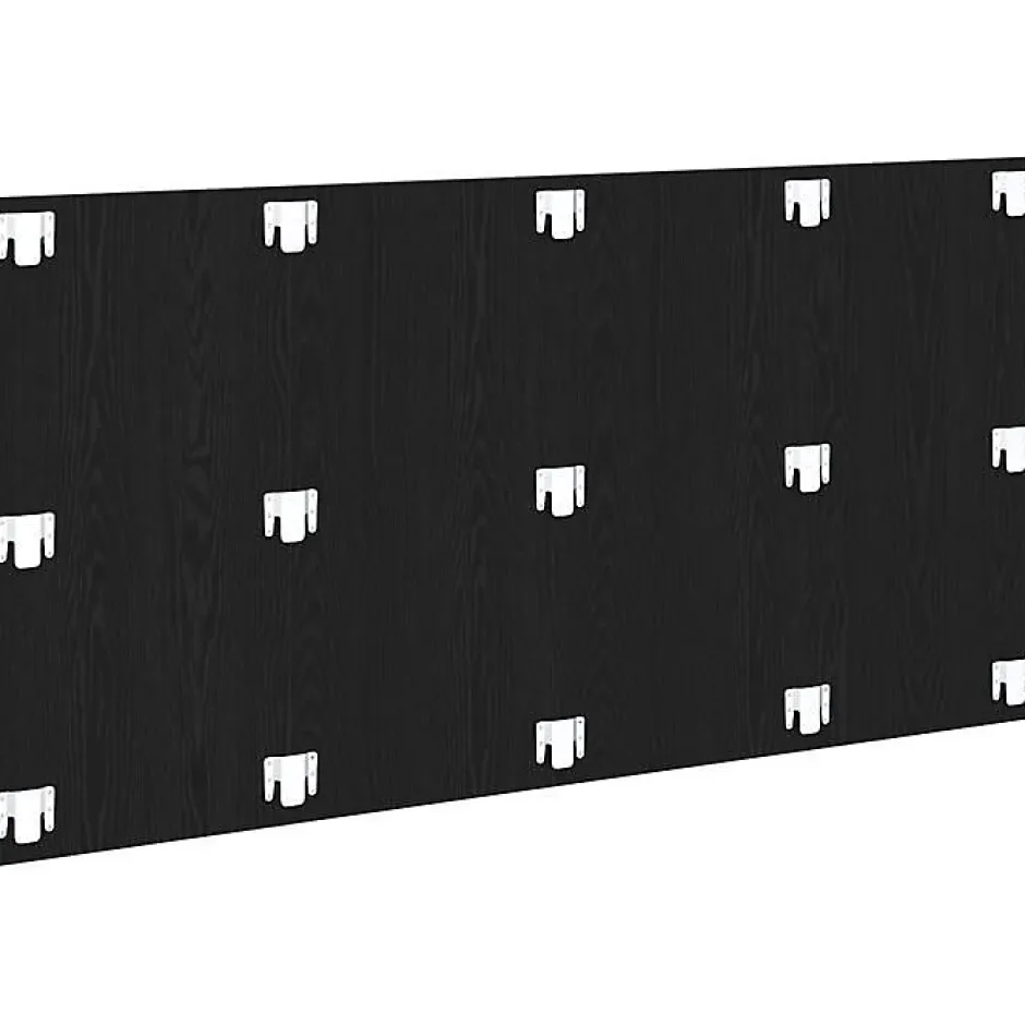 Vidaxl Tête de lit Chêne noir 160 x 1,5 x 80,5 cm Bois d'ingénierie