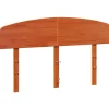 Vidaxl Tête de lit cire marron 150 cm bois massif de pin
