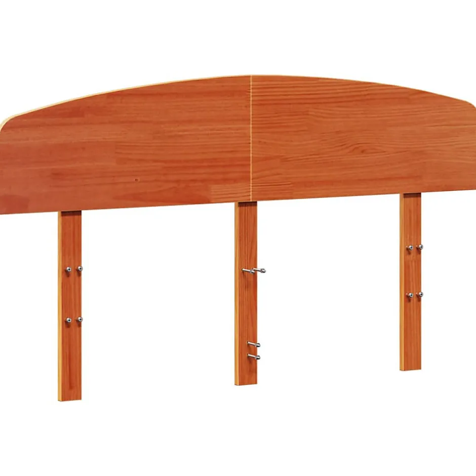 Vidaxl Tête de lit cire marron 150 cm bois massif de pin
