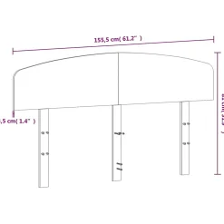 Vidaxl Tête de lit cire marron 150 cm bois massif de pin