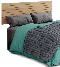 Pegane Tête de lit coloris chêne doré - Longueur 160 x Profondeur 1,60 x hauteur 50 cm Online