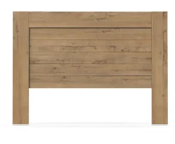 Pegane Tête de lit coloris chêne doré - Longueur 164 x Profondeur 2,2 x hauteur 106 cm