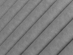 Vente-unique Tête de lit coutures verticales - 170 cm - Tissu - Gris- SARAH
