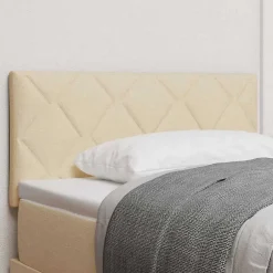 Vidaxl Tête de lit Crème 90 cm tissu