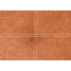 Eccox Tête de lit Dalia en tissu Nid Orange 90