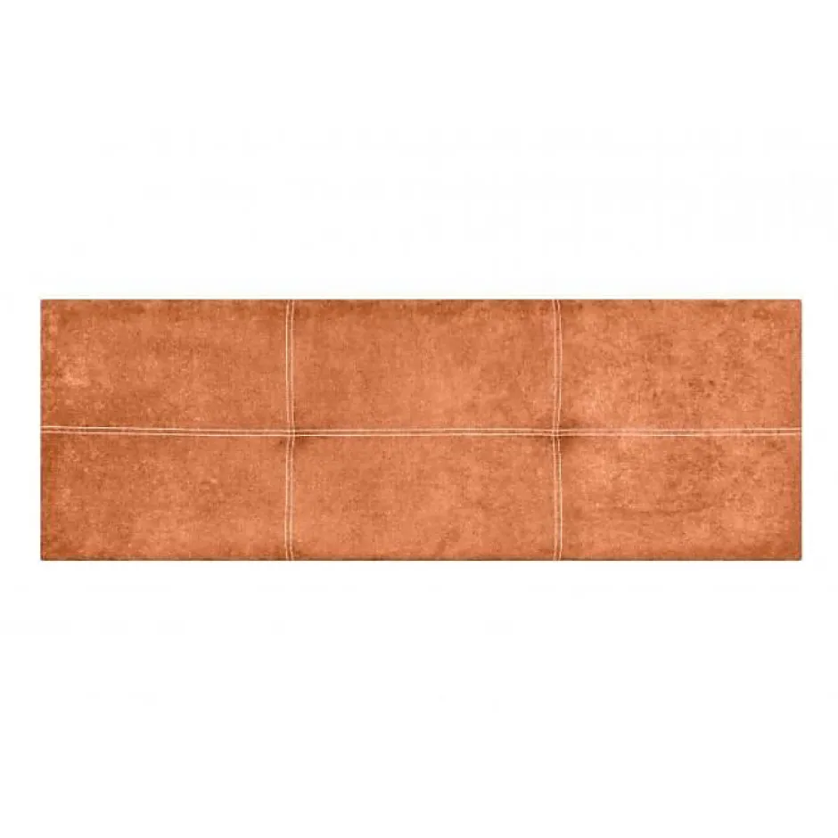 Eccox Tête de lit Dalia en tissu Nid Orange 90