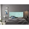 Eccox Tête de lit Dalia en tissu Nid Bleu clair 100