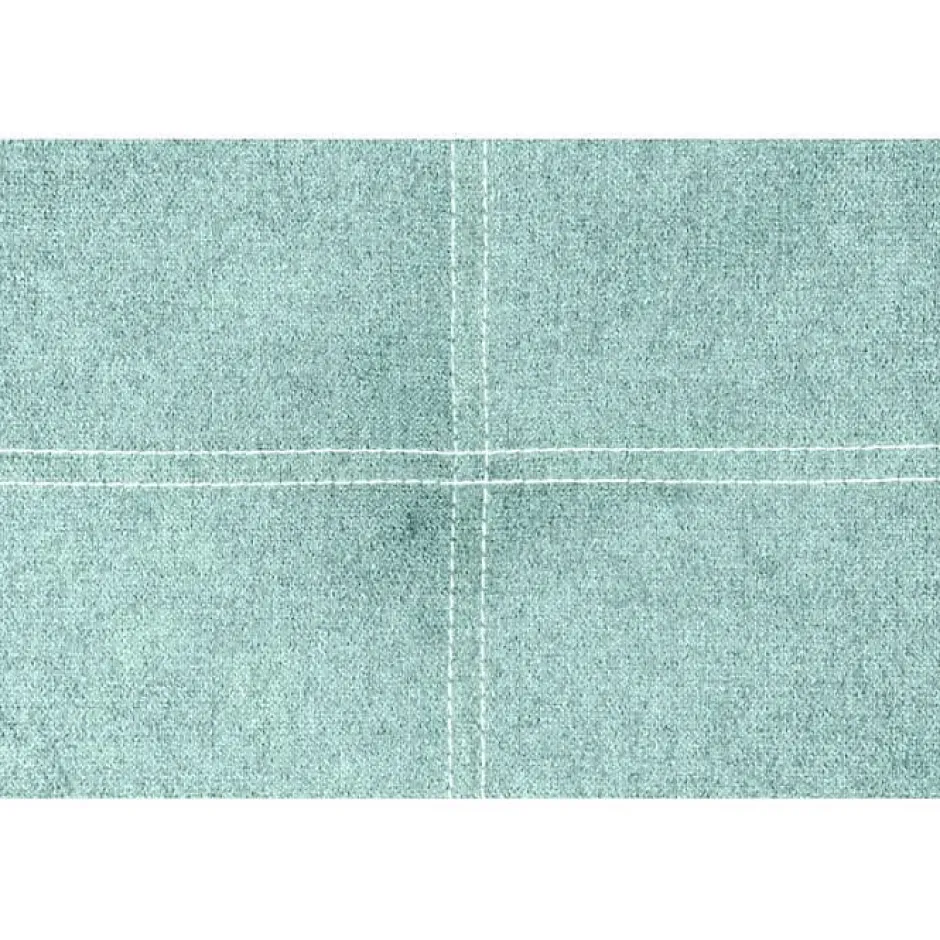 Eccox Tête de lit Dalia en tissu Nid Bleu clair 100