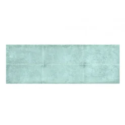 Eccox Tête de lit Dalia en tissu Nid Bleu clair 100