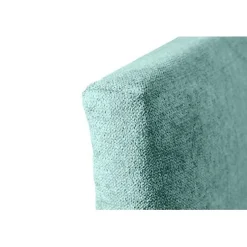 Eccox Tête de lit Dalia en tissu Nid Bleu clair 100