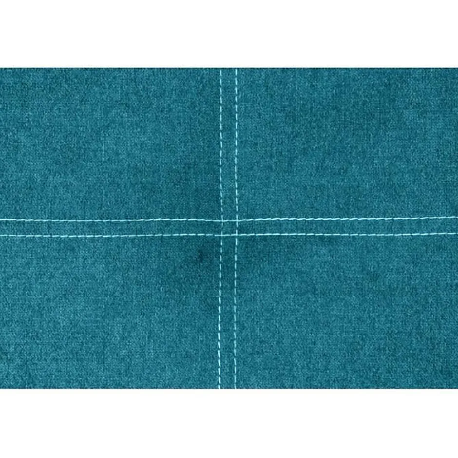 Eccox Tête de lit Dalia en tissu Nid Turquoise 160 Best