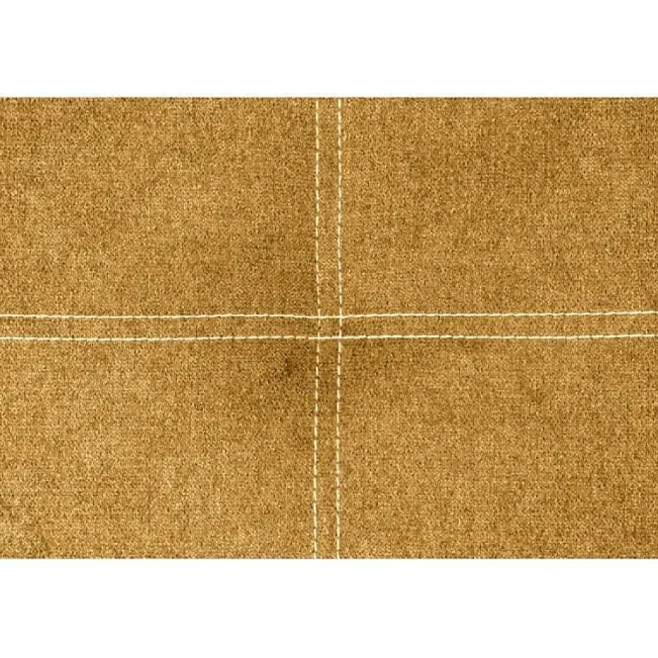 Eccox Tête de lit Dalia en tissu Nid Jaune 190 New