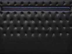 Habitat Et Jardin Tête de lit "Déco" LED - 149 cm - Noir