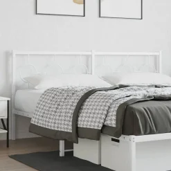 Vidaxl Tête de lit de remplacement métal blanc 180 cm