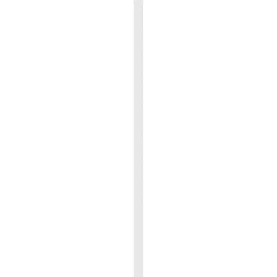 Vidaxl Tête de lit de remplacement métal blanc 180 cm