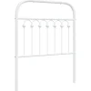 Vidaxl Tête de lit de remplacement métal blanc 75 cm